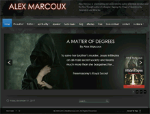 Tablet Screenshot of alexmarcoux.com